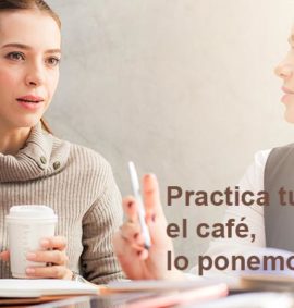 Practica tu inglés tomando un café